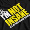 IK BEN NIET GEK Streetwear Grappige Slogan T-shirt Casual Los Nieuwe Vintage Kleding Katoenen Top Casual T-shirt Harajuku Unisex