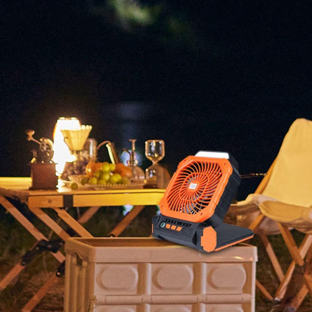 Long-lasting Battery Life Led Lantern Infinite Loop Outdoor Tent Fans Solar Panel Fan Tent Use