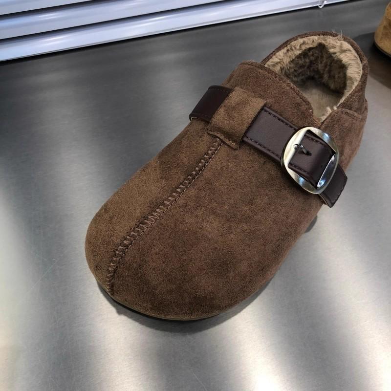 

Cotton Shoes for Women Flats Fashion Suede Warm Loafers Shoes Sport Casual Snow Boots Brand New Comfort Dress Ladies Boots 40