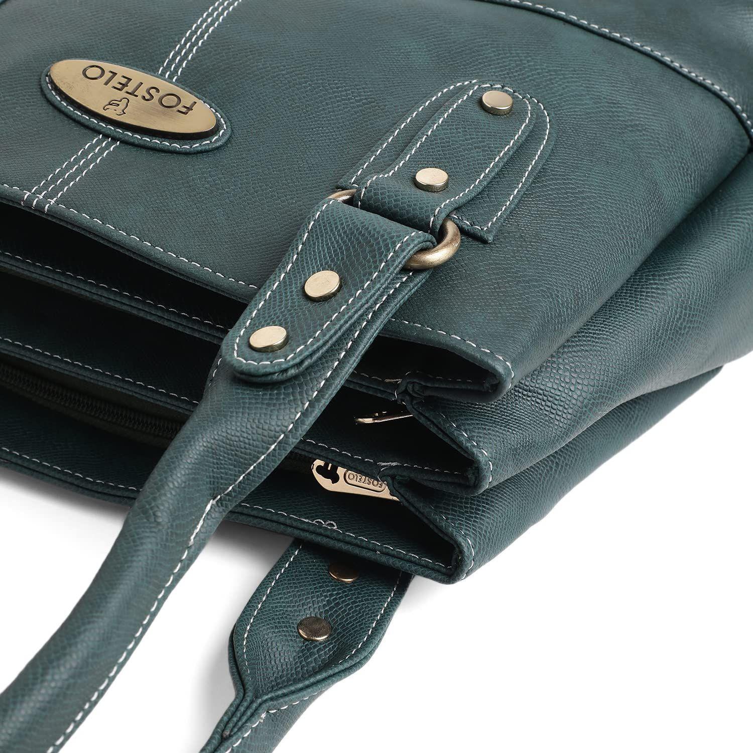 Женская сумка Catlin из искусственной кожи (большой) 9 x 14 x 4 in серый — фото 5