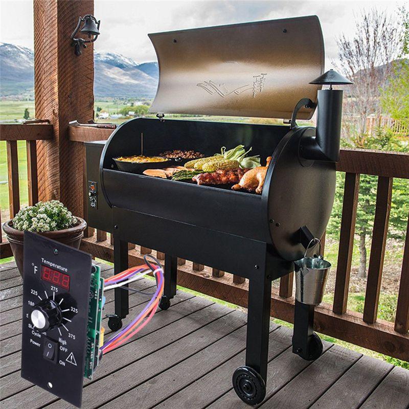 A84X-PID Program Controller, Pellet Grill Temperature Controller Compatible For TRAEGER GRILLS Pro22 Series 34 Series US Plug