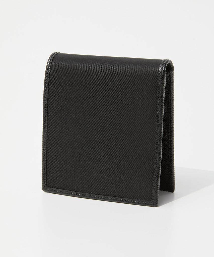 Prada Men's Re-Nylon Bi-fold Wallet, 2MO738 2DMH, NERO [Parallel Import]