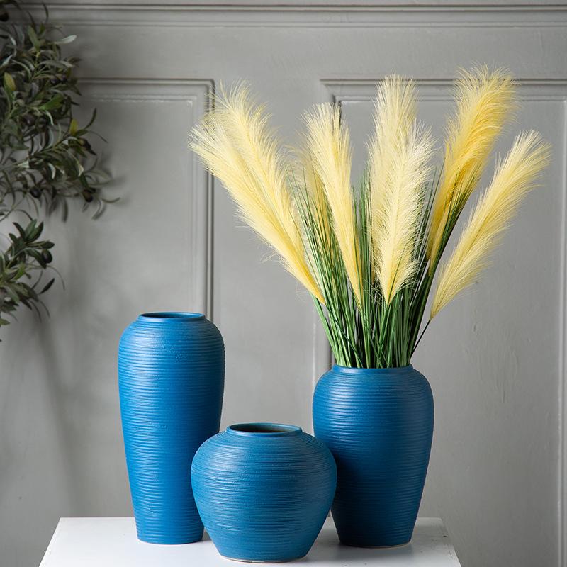 Nordic Ceramic Hydroponic Vase for Home Decor - Living Room Flower Arrangement and Dining Table Ornament