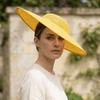 Wide Brim Vintage Fascinator Hat Big Bride Headdress Exquisite Masquerade Top Hat  Party