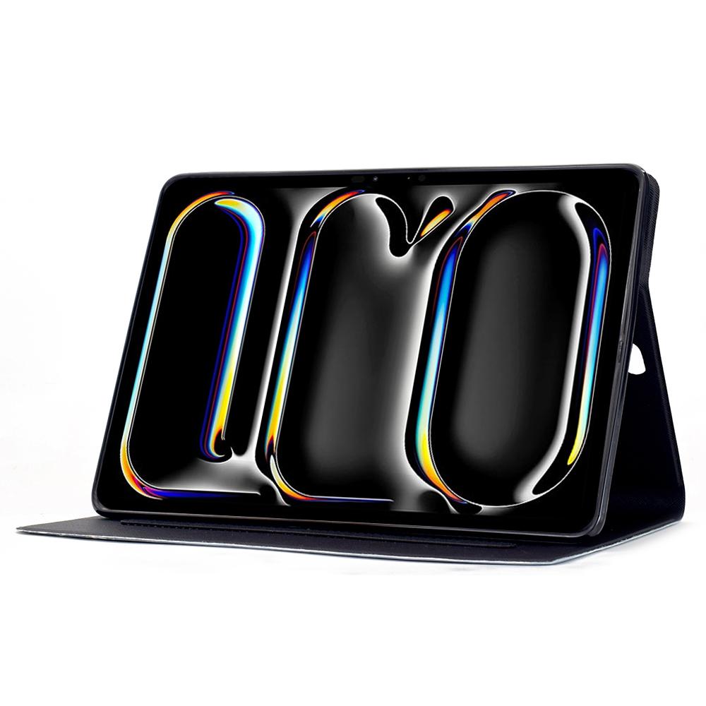 For iPad Pro 11 (2024) Stand Case Pattern Printing Tablet Leather Cover with Auto Wake/Sleep