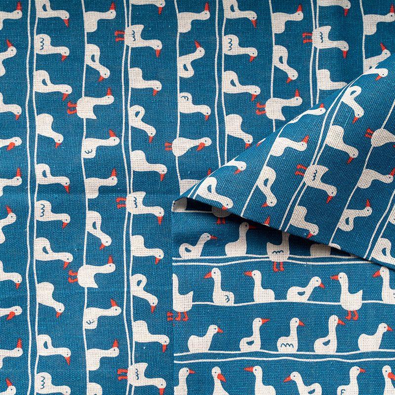 

Tablecloth Fabric Modern Minimalist Japanese Style Lucky Cat Series Desk Ins Student Cotton Linen Tablecloth Coffee Table Cloth Tablecloth Big White Goose 200*150cm