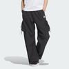 Adidas Dance Woven Tracksuit Bottoms Solid Color Three-Dimensional Pocket Loose Straight Weave Sports Pants Women Bottoms Black JI9787