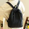 Multi-pocket Travel Backpack Solid Color Student Schoolbag Fashion Nylon Backpack  Men
