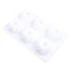 Stampo in Silicone a 6 Fori a Spirale per Torta, Gelato, Cioccolato, Sapone, Cupcake 3D, Stampo da Forno, Pirofila, Stampo per Muffin