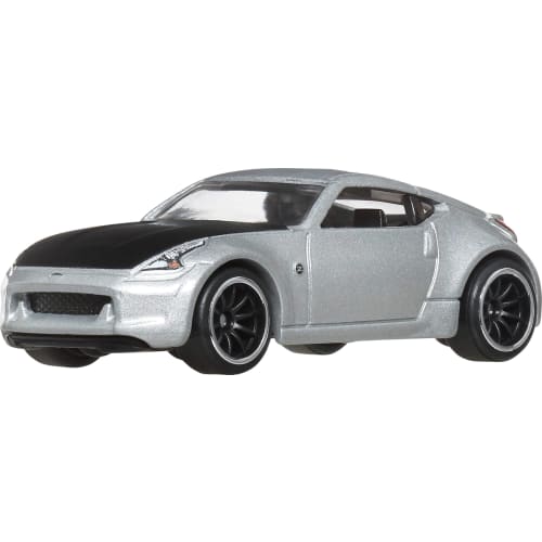 

Игрушечная машинка Hot Wheels Fast & Furious Nissan 370Z, серебристая, для детей от 3 лет, JBL91
