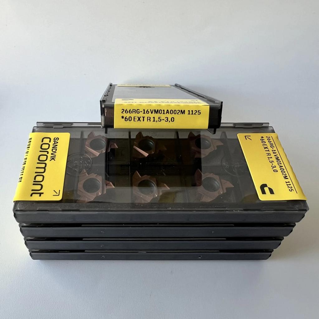 Sandvik / 266RG-16VM01A002M 1125 / Industrial Indexable Carbide Inserts 10 Pcs