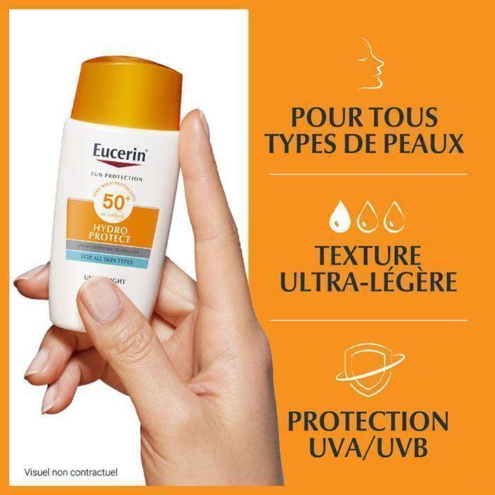 Eucerin Sun Hydro Protect Fluide Ultra-Léger SPF 50+ 50 Ml