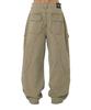 Opeunyadeu(Owai) Washed Panel Cargo Pants - Beige