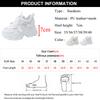 Fashion Breathable Mesh Platform Sneakers Women Spring Thick Bottom Non-Slip Casual Shoes Woman Lace-Up Chunky Sole Sports Shoes Ladies