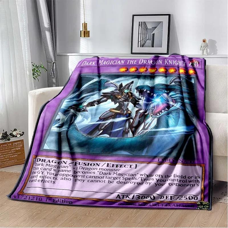 

Аніме Картка Yu Gi Oh Фланелева Тепла Ковдра Синьоокий Білий Дракон Аніме Мультфільм М яка Плюшева Ковдра Спальня Покривало Домашній Декор 30x40in