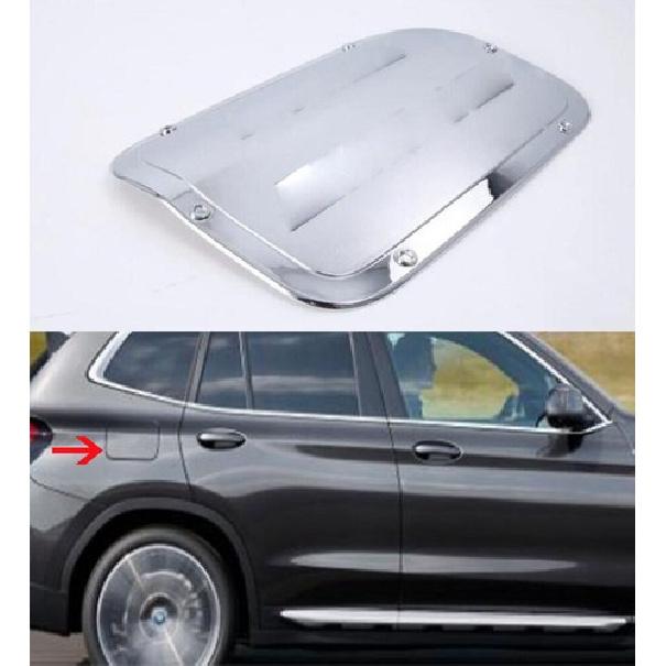 ABS Chrome Fuel Filler Door Cover Gas Tank Cap Cover Trim For BMW X3 -
