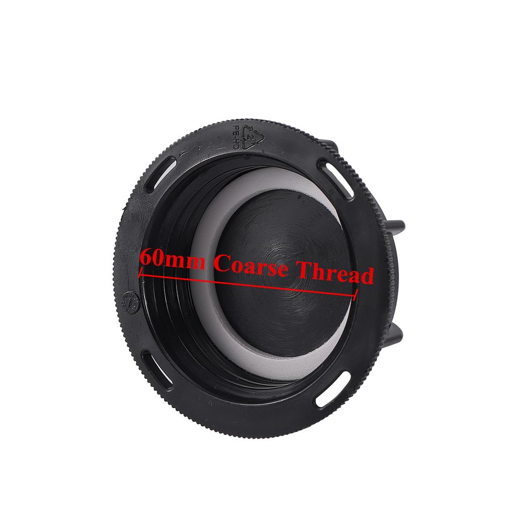 IBC Tank Lid Ton Barrel Cover S60 100mm 163mm 240mm Coarse Thread Water Tank Breath Cover Double Hole 1000L Tank Dust-proof Lid