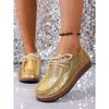 Autumn New Lace-up Casual Shoes 2025 Autumn New Plus-size Low-top Shoe Women