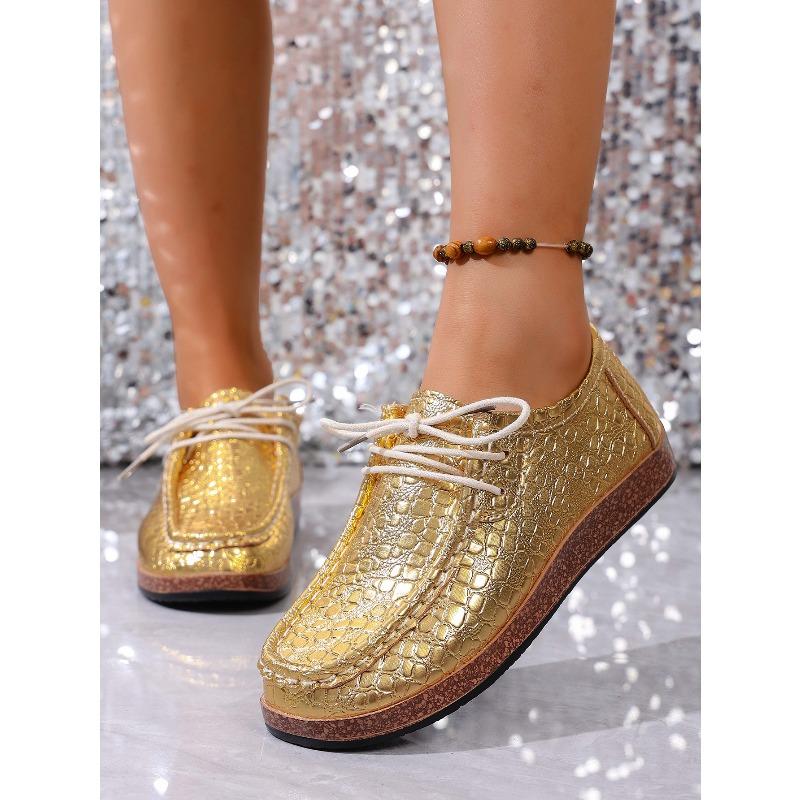 Autumn New Lace-up Casual Shoes 2025 Autumn New Plus-size Low-top Shoe Women