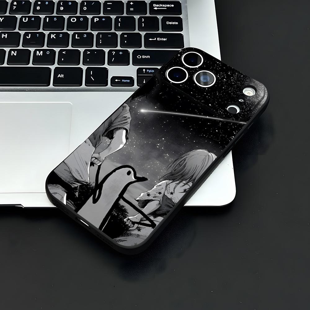 Goodnight Punpun Manga Phone Case For IPhone 17 Air 16 E Pro Max 15 14 13 Mini 12 Pro 11 Max Plus Black Soft Shell