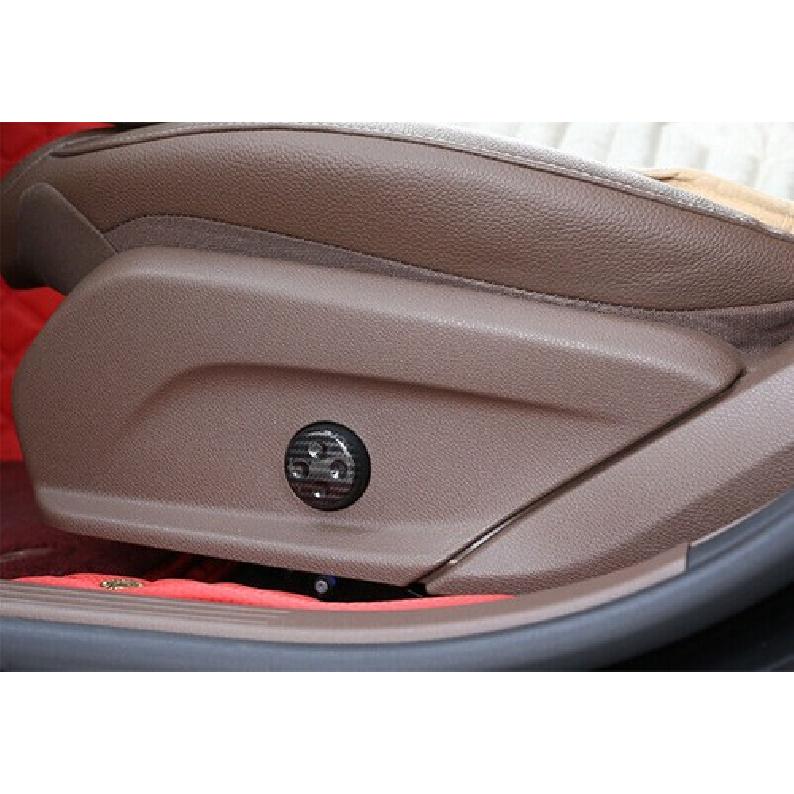 Adjust Handle Button Inner Seat Switch Trim Carbon Fiber For Benz E-Class 16-21