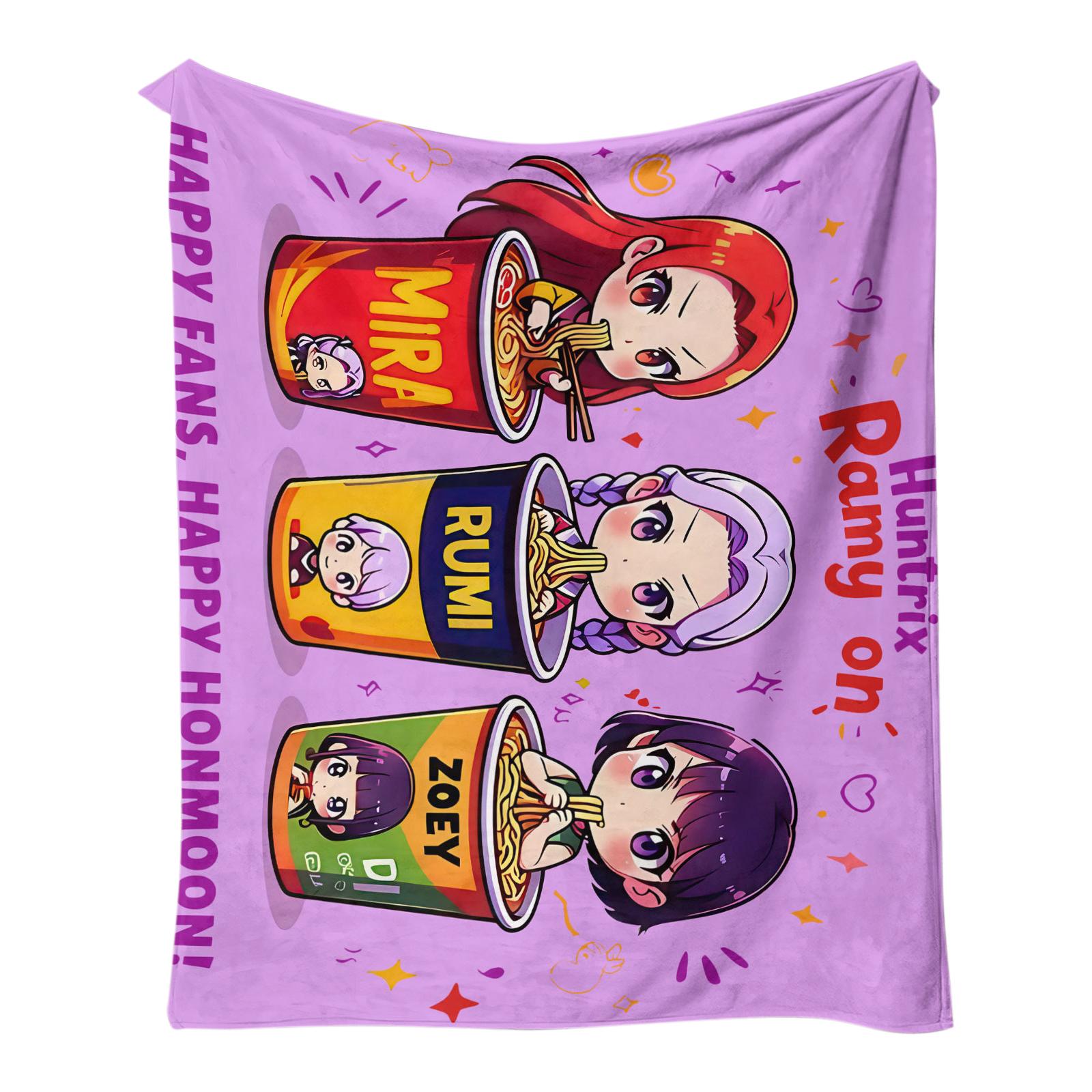 

70 * 100cm Anime Peripheral Printed Warm Blanket One Size