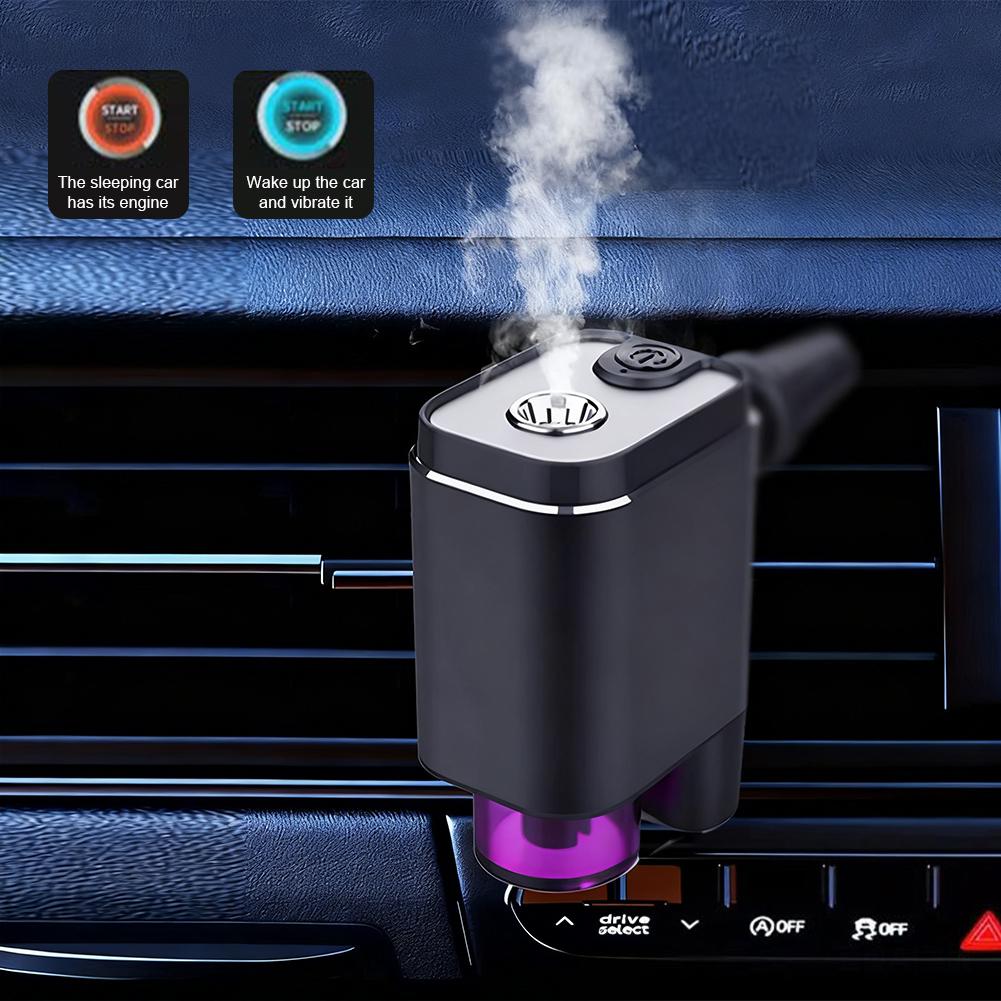 New Car Air Vent Diffuser Smart Mist Spray Essential Oil Fragrance Dispenser Odor Eliminator Interior Air Freshener Humidifier