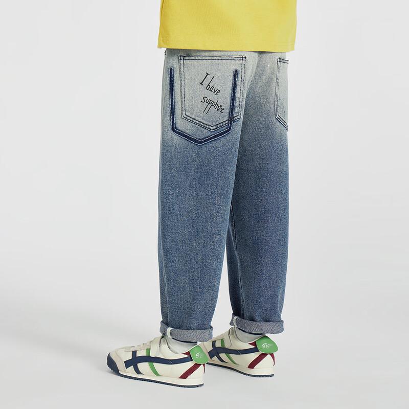 Duoduo Boys Gradient Wash Soft Casual Jeans 110