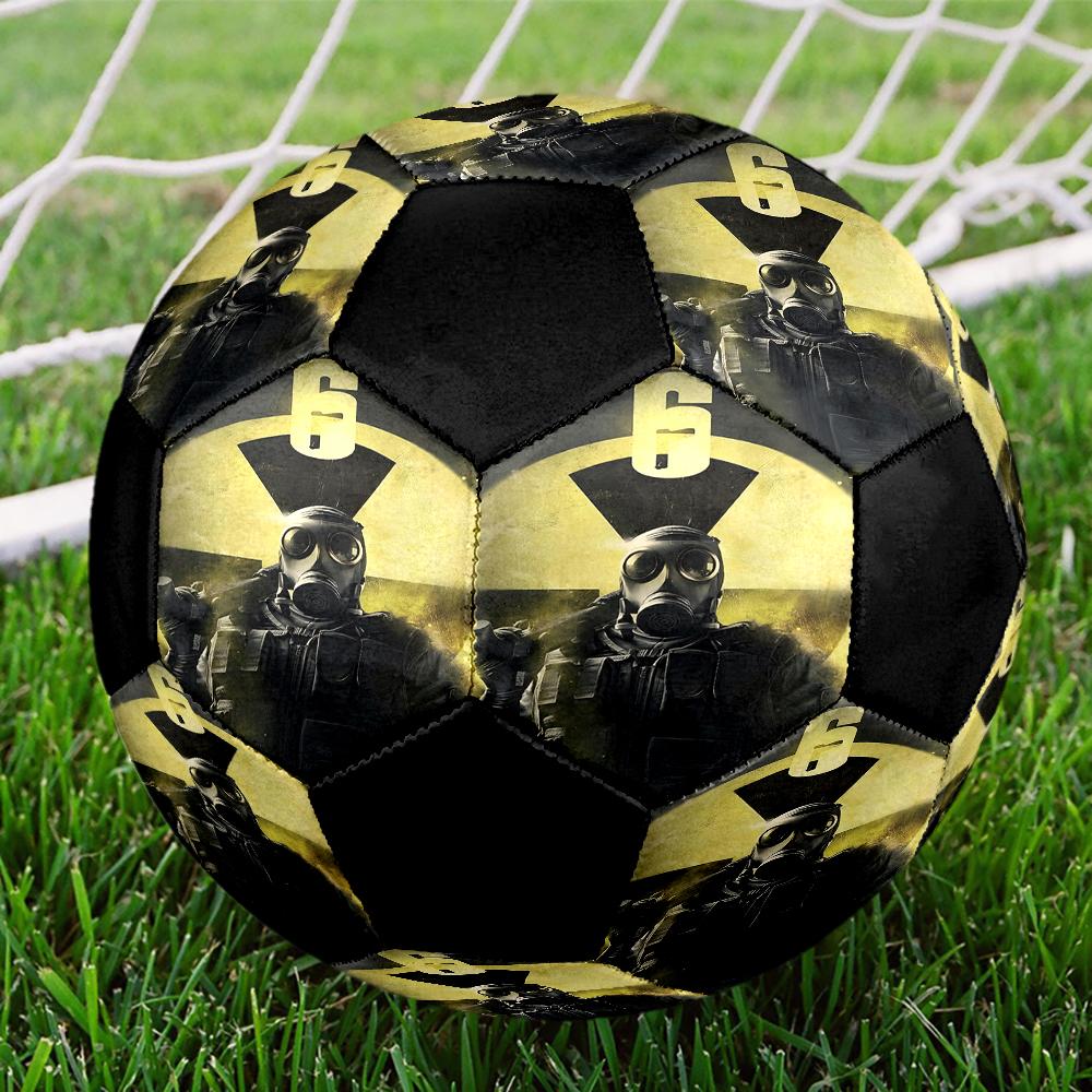 Rainbow Six Siege Theme Size 5 Soccer Ball, Suitable for Both Indoor and Outdoor Matches, a Gift Suitable for Everyone.