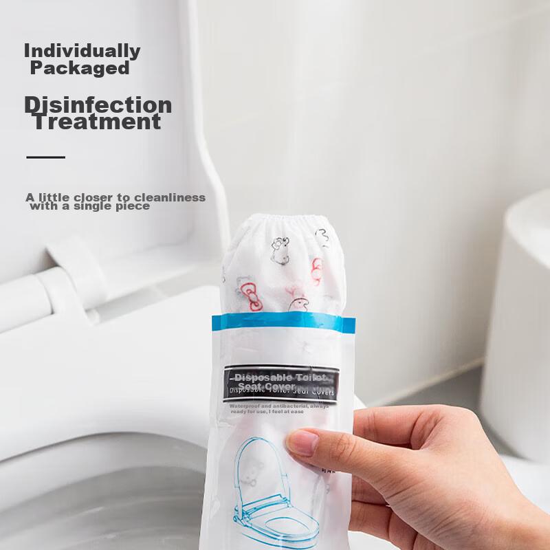 Disposable Toilet Seat Covers [Pack of 10], Universal Non-Woven Toilet Seat Protectors, Thickened Toilet Seat Covers