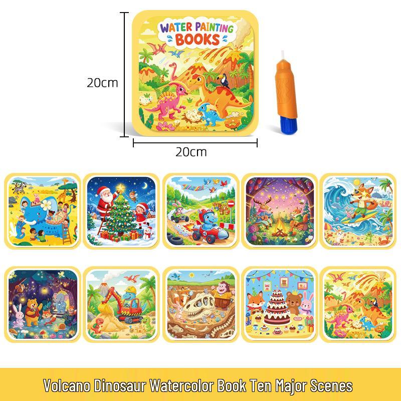 Reusable Magic Water Drawing Book for Kids - Early Education and Quiet Activity Toy