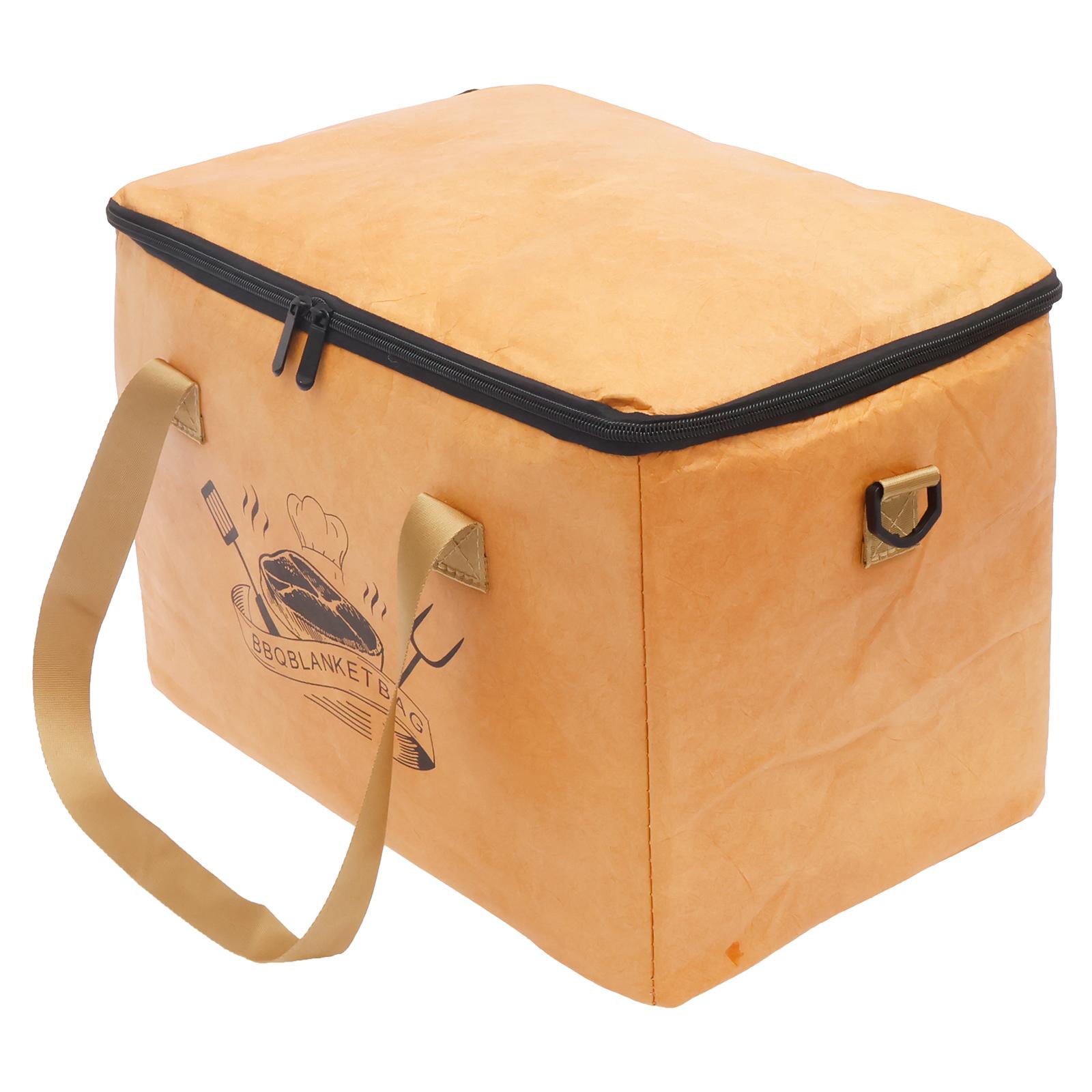 

Dupont Paper BBQ Resting Bag Good Heat Retention BBQ Insulated Bag Large Capacity Meat Resting Blanket Reusable for Outdoor