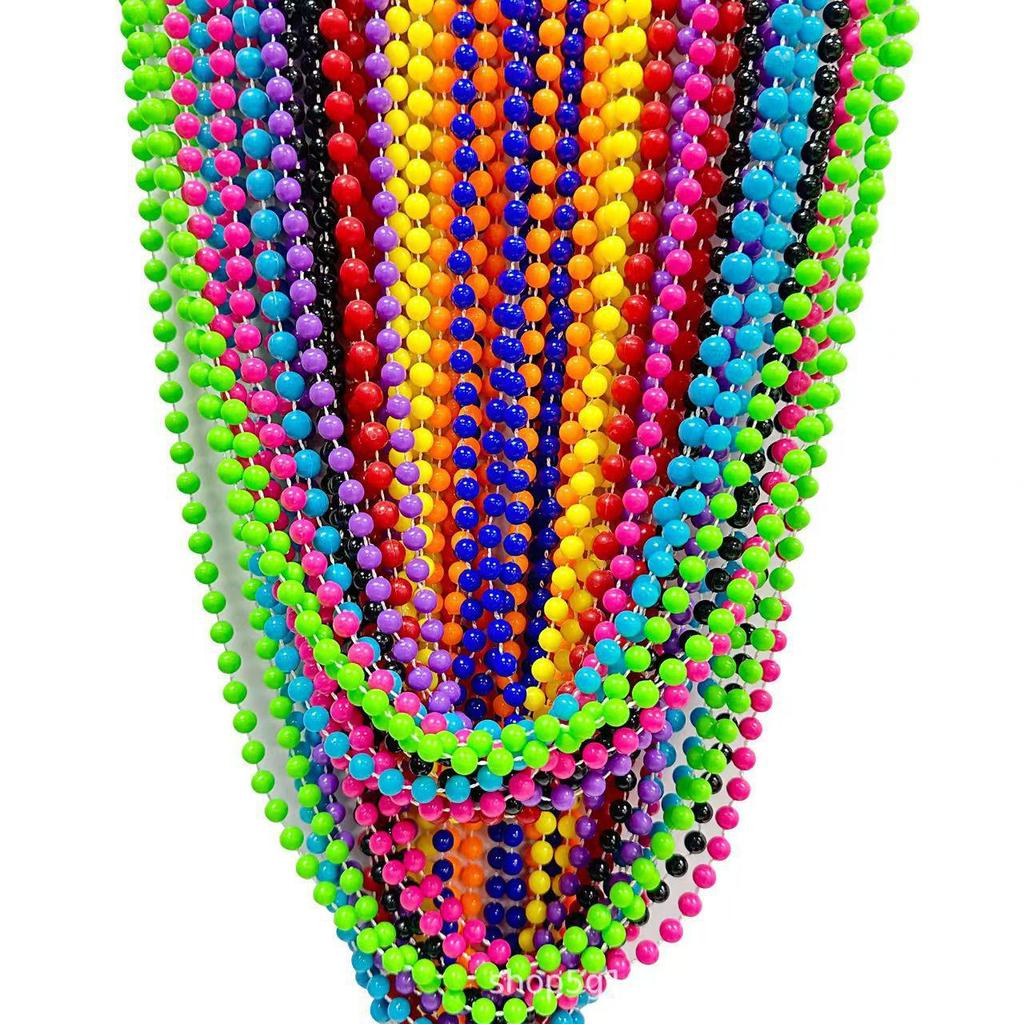 Irish Festival Beaded Necklace: Halloween & Holiday Party Accessory