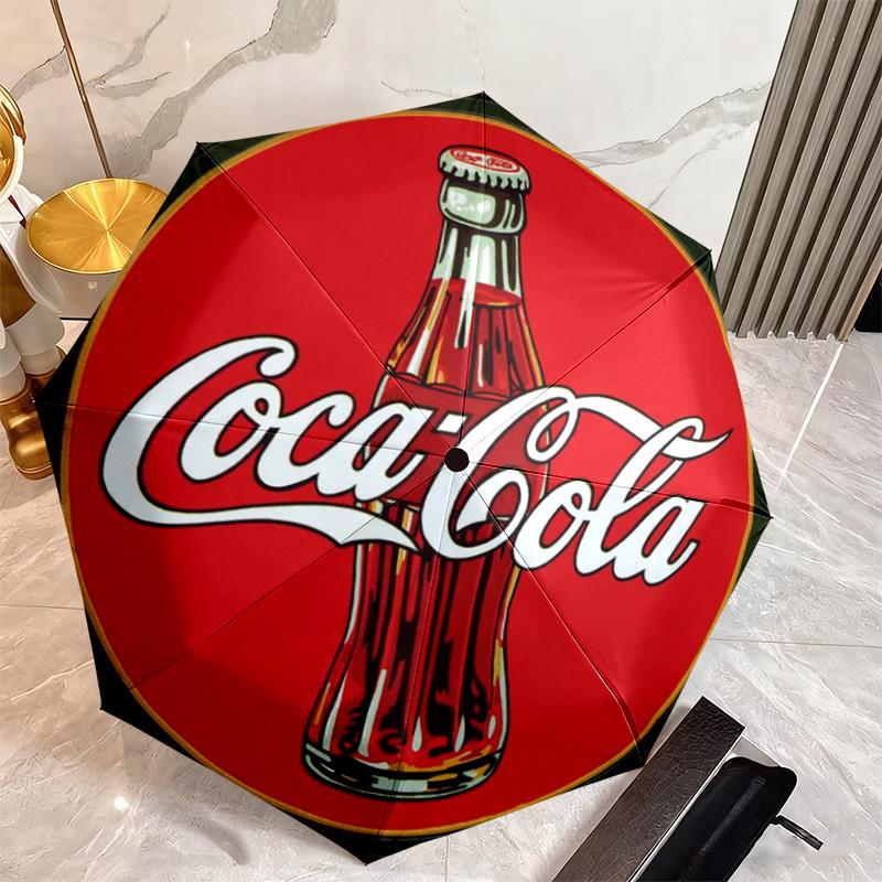 Christmas Gift Halloween Theme Bear Truck Coca Cola umbrella is suitable for all seasons, including home travel and outdoor activities Y13