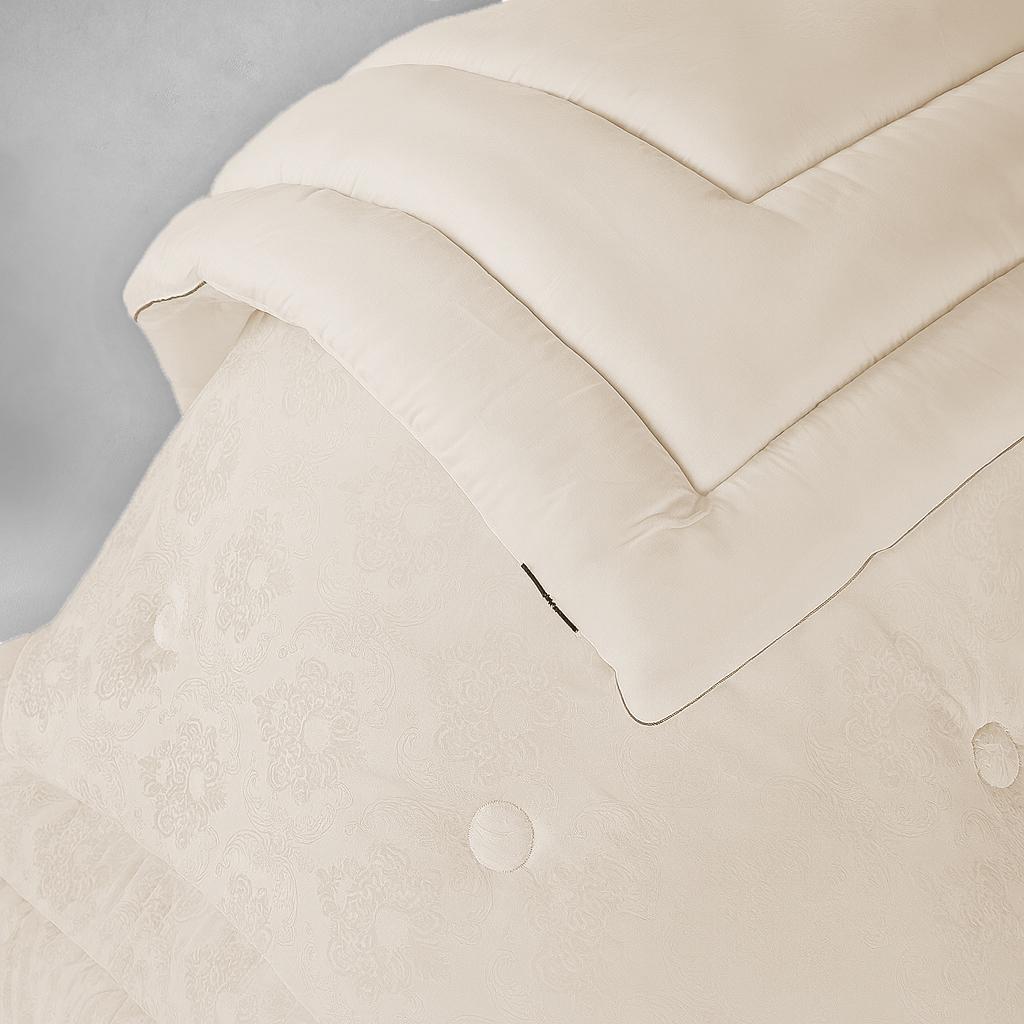 Polyester (Anti-Allergen) Duvet Vanilla №1522 100% Cotton, 100% Polyester Filling. All Seasons.
