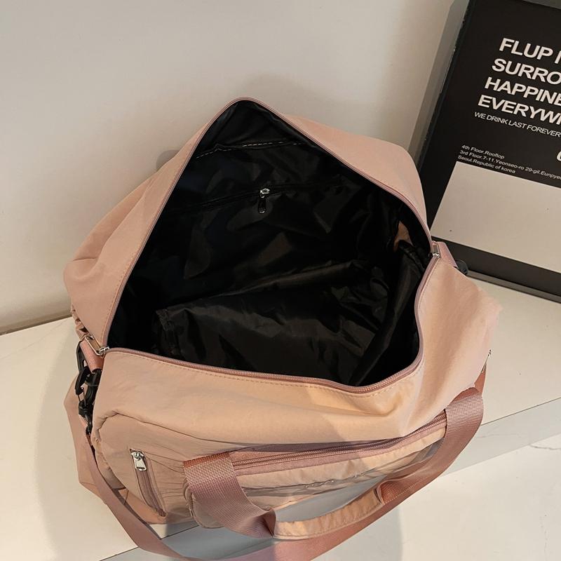 Dry And Wet Separate Gym Bag Large Capacity Travel Bag With Separate Shoe Bin Sports Bag Women's Portable Crossbody Bag