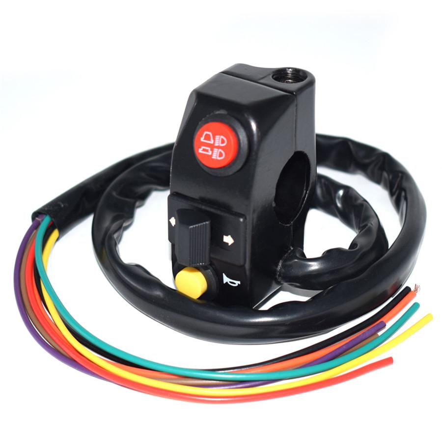 

1x Universal Motorcycle Handlebar Mount Horn Electronic Turn Signal Light Switch