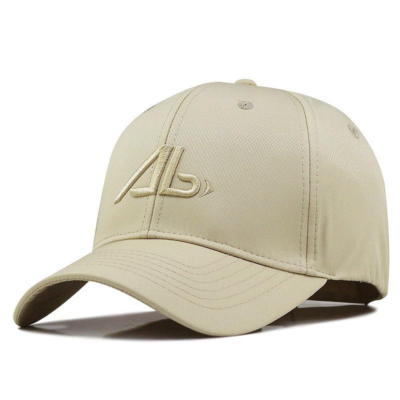 

Summer hat men s large plus baseball cap big head quick drying hard top cap summer visor XL (above 60cm) хаки