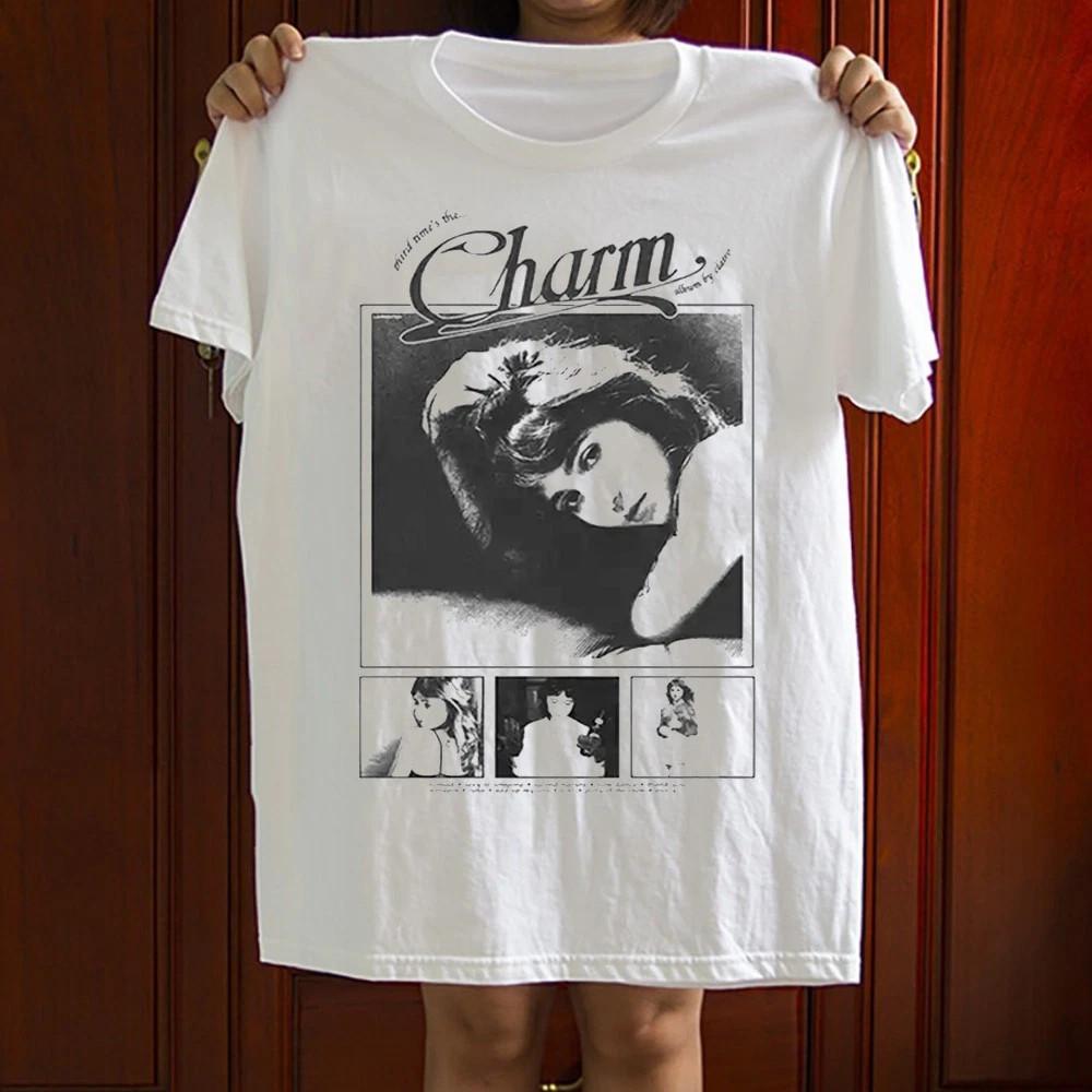Clairo Charm Moon Tour 2025 Black Cotton T Shirt Full Size S-5XLClairo Charm Sin Unisex T-Shirt M