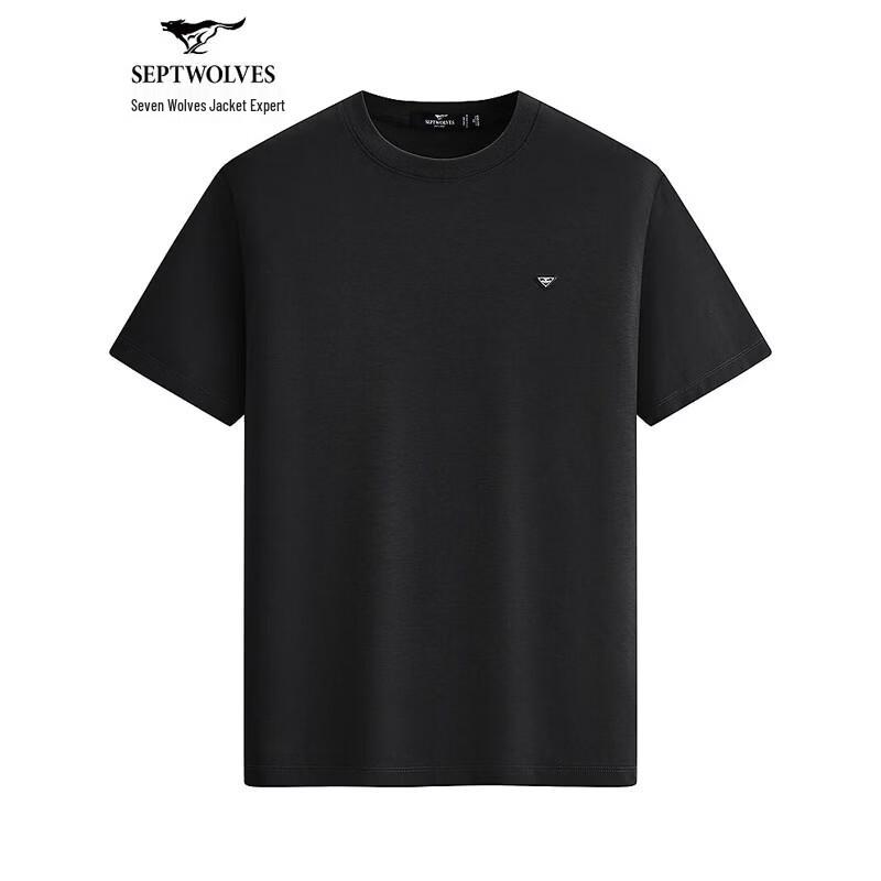 Septwolves Men s Summer Round Neck T-shirt M