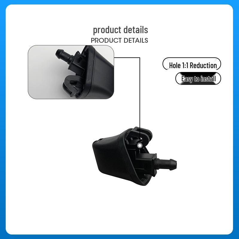 Compatible Windshield Washer Nozzle for 05-24 BMW E90 3 Series (Models 316 & 320) - Part Number 61667138569