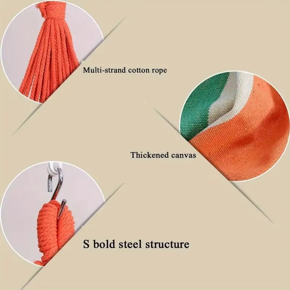 Comfortable Dormitory Hammock Chair Thicken Outdoor Hanging Chair  Patio Relaxation