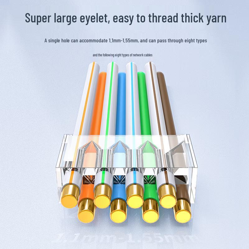 Shengwei Cat8 Shielded RJ45 Connector (2-Pack)