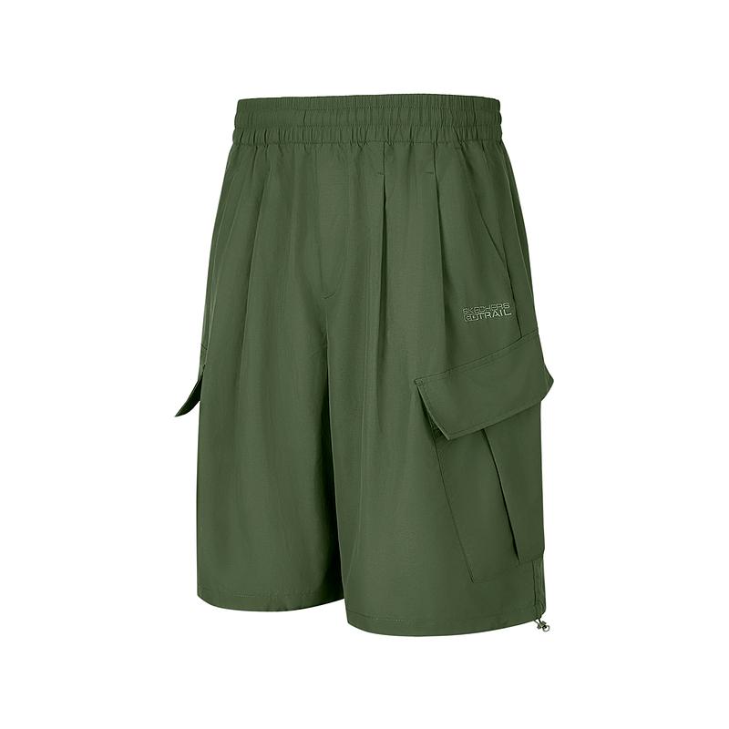 Skechers Outdoor Sports Hiking Water-Resistant Breathable Loose Cargo Shorts Men shorts Dark-Teal P225M074-03AD L
