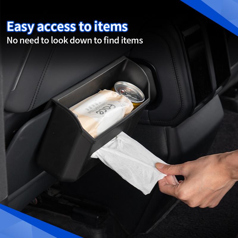 For BYD Leopard 8 Denza B8 2025+ Rear Seat Back Storage Box Tissue Box Storage Box Rear Seat Trash Can Cup Holder Accessories