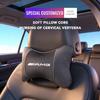 AAVX1 1Pcs Car Seat Headrest Auto Logo Neck Pillow For Mercedes Benz AMG W203 W206 W220 W205 W211 W212 W201 W168 W167 W169 GLA GLB GLC