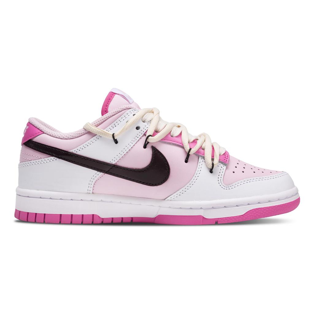 Nike Dunk Pink Encounter Slip Resistant Abrasion Resistant Slip Resistant Abrasion Resistant Low Top Skateboard Shoes HQ1181-661(Team691-)