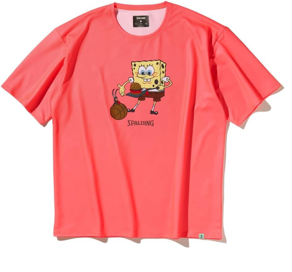 

Spalding SpongeBob SquarePants Clubby Party Coral T-Shirt, Size Small, SMT25050S