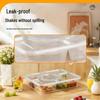 Jiwanggu Disposable 5-Compartment Lunch Box, 150 Sets