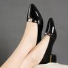 Pointed Toe With Medium Heels Women's Shoes Spring and Autumn Ladies Pumps High Quality Chic Elegant 2025 Trend 39 Shoe On Sale